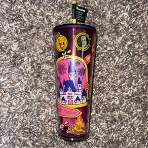 Disney Starbucks Magic Kingdom Castle Graphic Tumbler (No Pins)